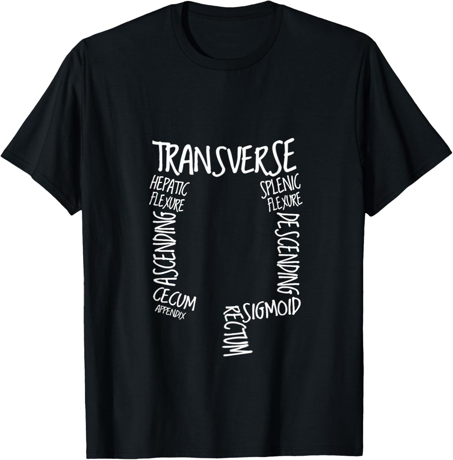 GI Endoscopy Nurse Endo Tech Colonoscopy Colon Anatomy T-Shirt - T-Shirt | Black