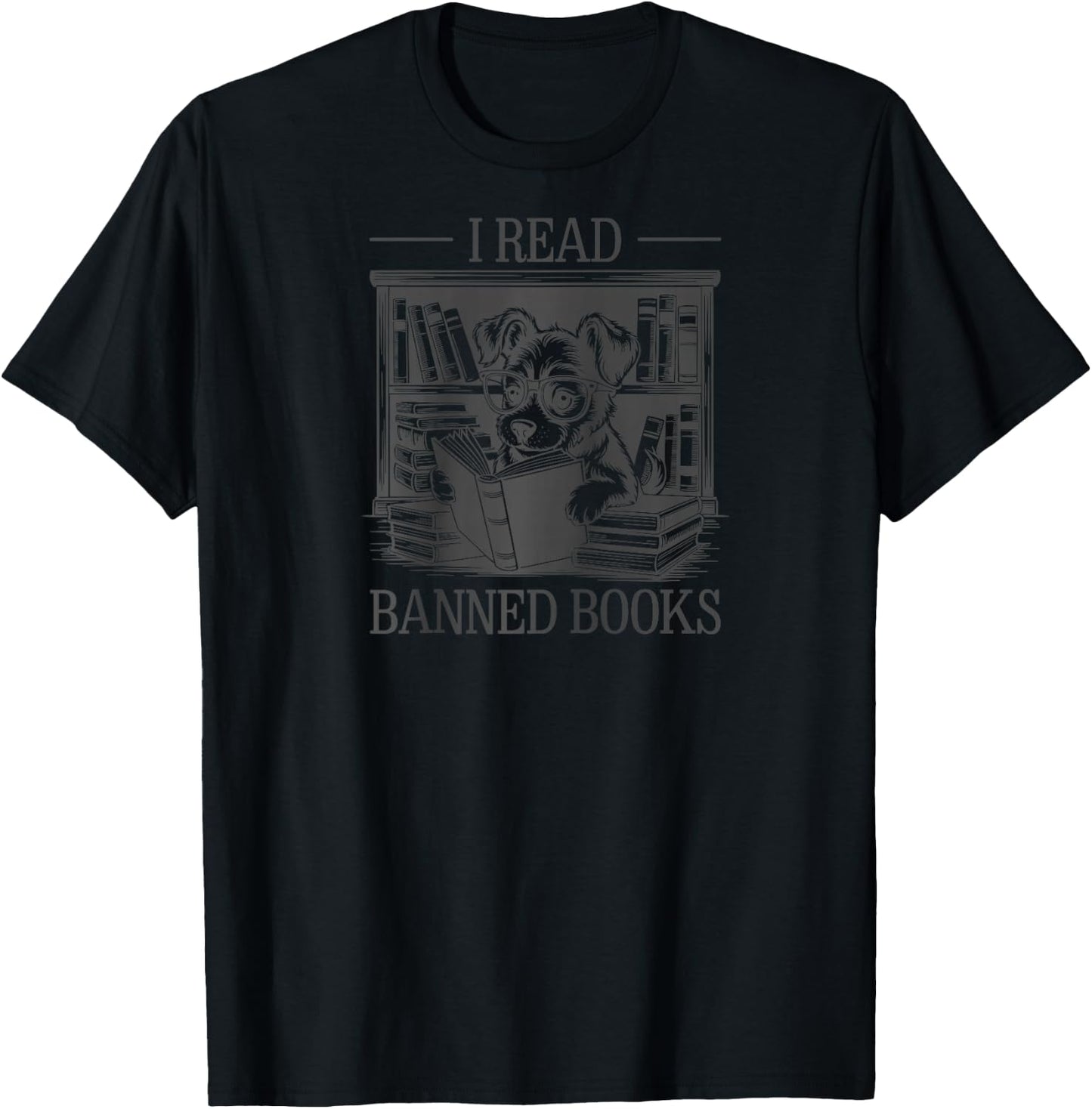 I Read Banned Books Raglan Baseball T-Shirt - T-Shirt | Black