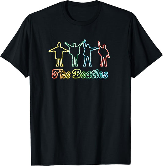 The Beatles - Neon Help T-Shirt - T-Shirt | Black