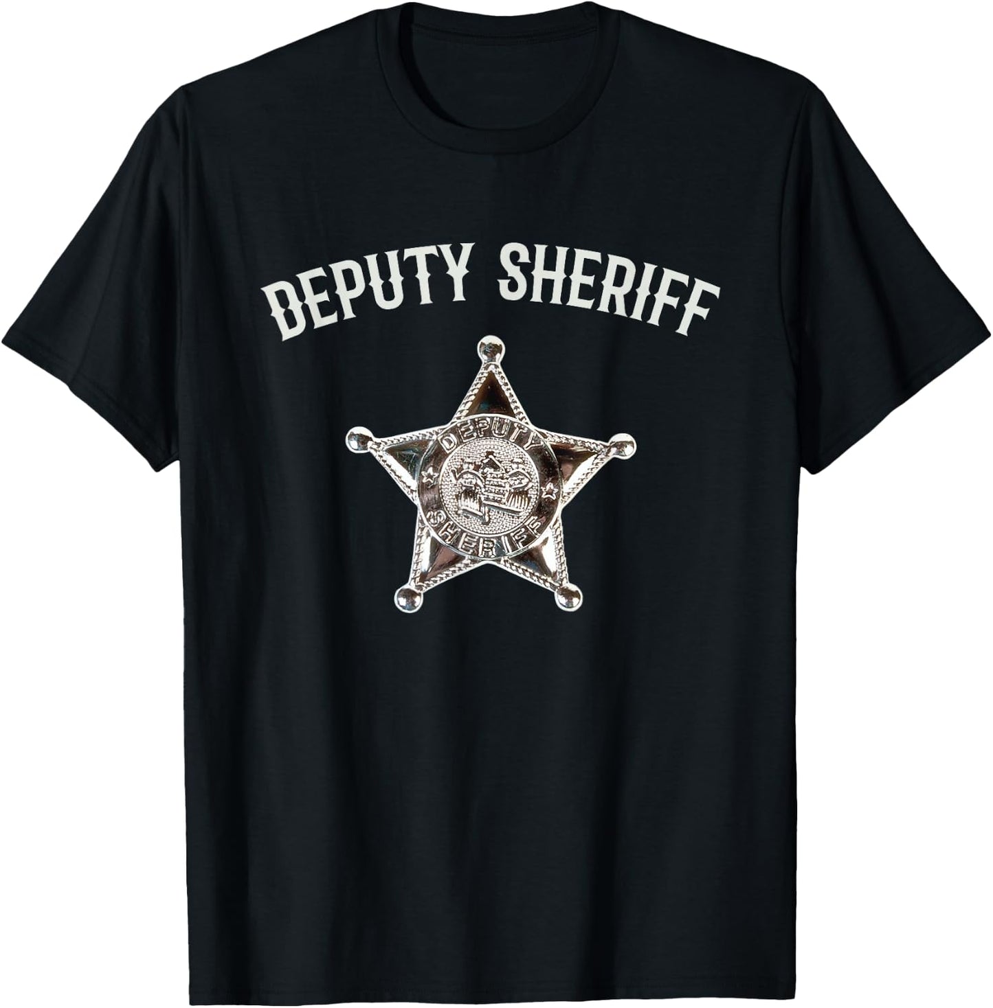 Funny Deputy Sheriff Halloween Costume Kids T-Shirt - T-Shirt | Black