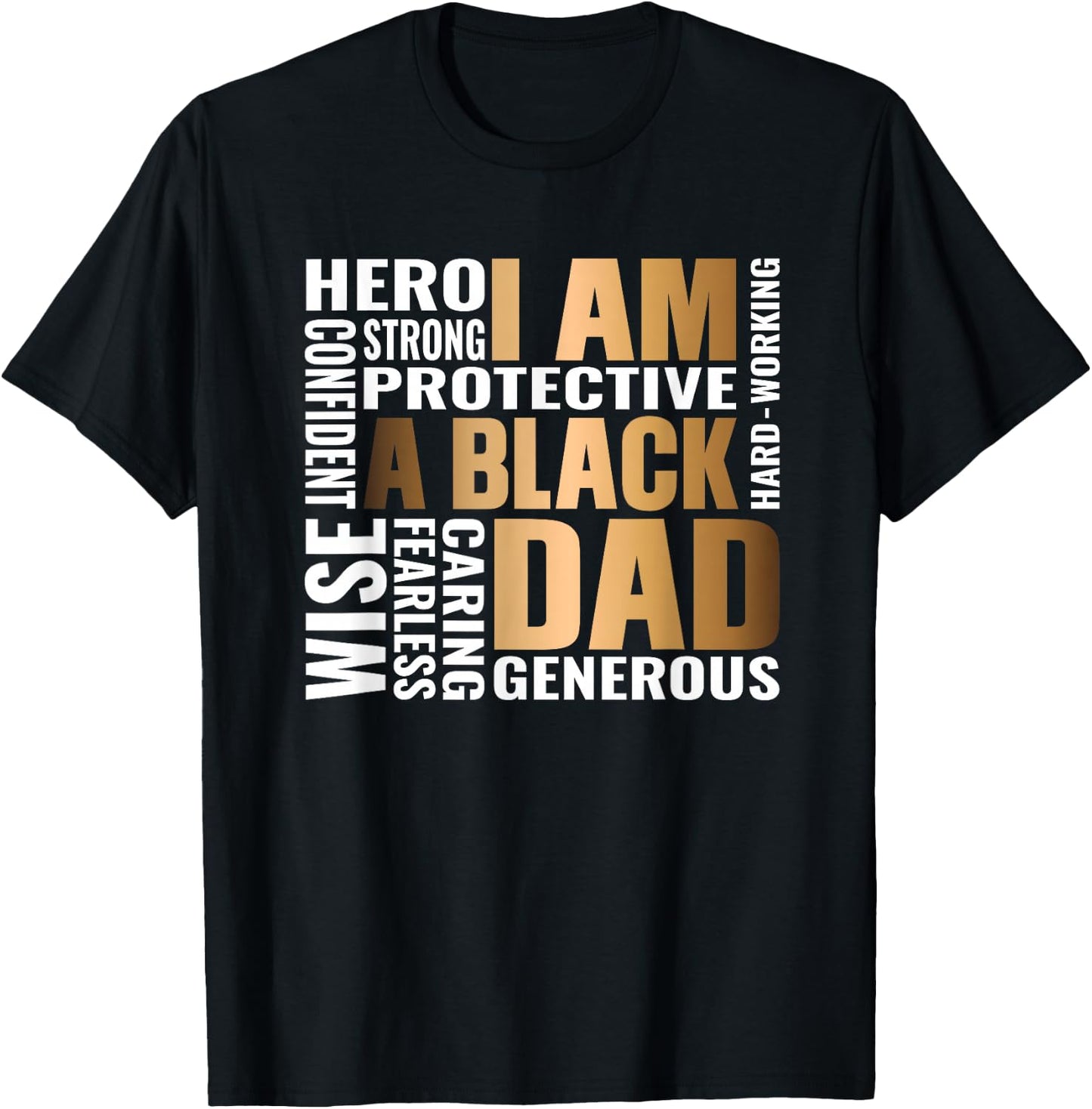 Black Father King Fathers Day Dad Matter Husband Dope Leader T-Shirt - T-Shirt | Black