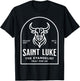 St Luke the Evangelist Catholic Patron Saint Bull Symbol T-Shirt - T-Shirt | Black