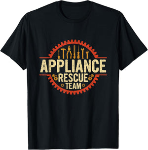 Appliance Rescue Team - Appliance Repair Tech T-Shirt - T-Shirt | Black