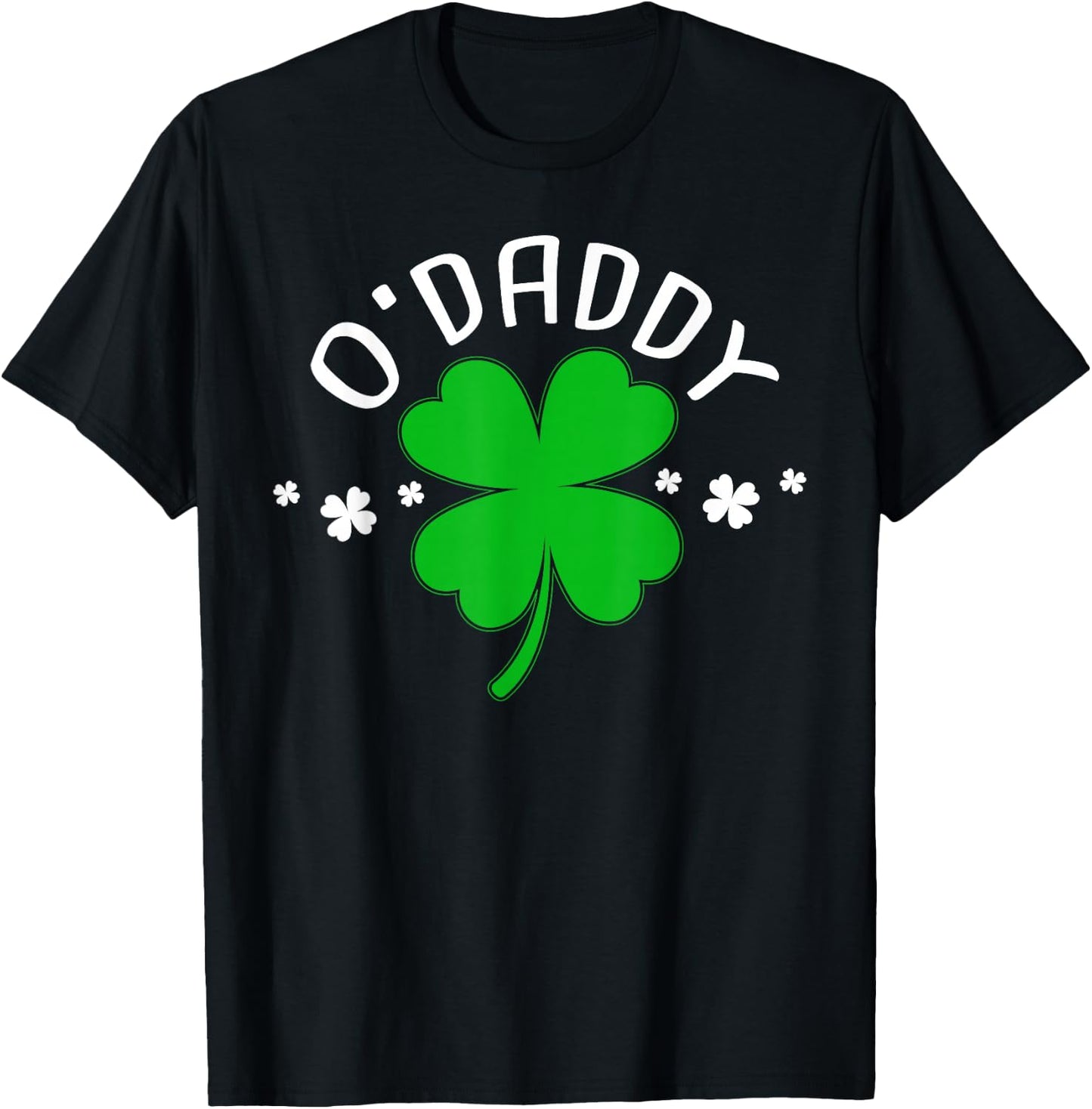 St Patricks Day Pregnancy Announcement Matching Couple T-Shirt - T-Shirt | Black