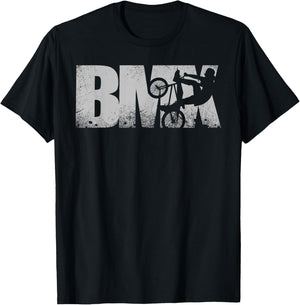 BMX Rider Apparel Gift Women Kids Boy Girls T-Shirt - T-Shirt | Black
