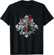 Thor Hammer Mjolnir Rune Protection Odin Raven Viking T-Shirt - T-Shirt | Black