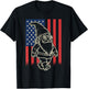 Funny Garden Gnome Lover Gardening 4th of July T-Shirt - T-Shirt | Black