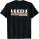 Retro Vintage 70s 80s Style Leeds, United Kingdom T-Shirt - T-Shirt | Black