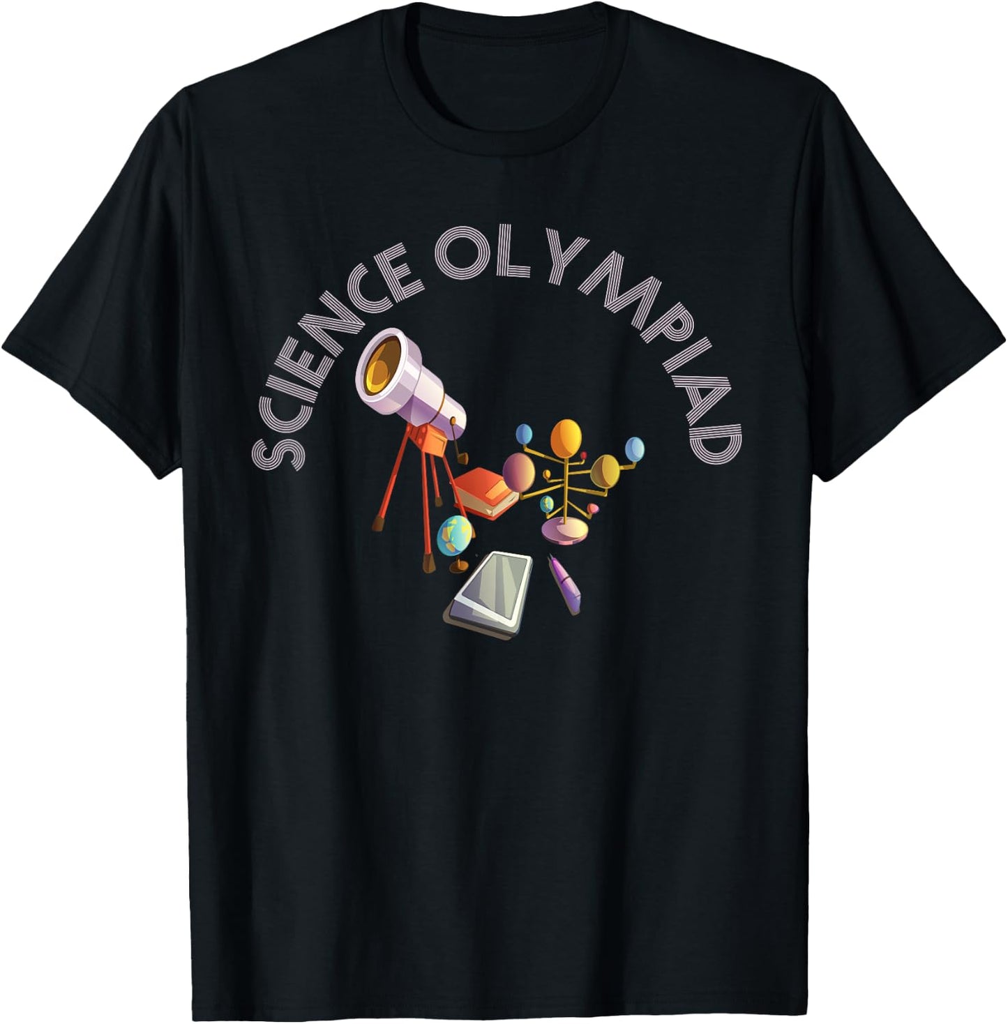 Science Olympiad Competition STEM T-Shirt - T-Shirt | Black