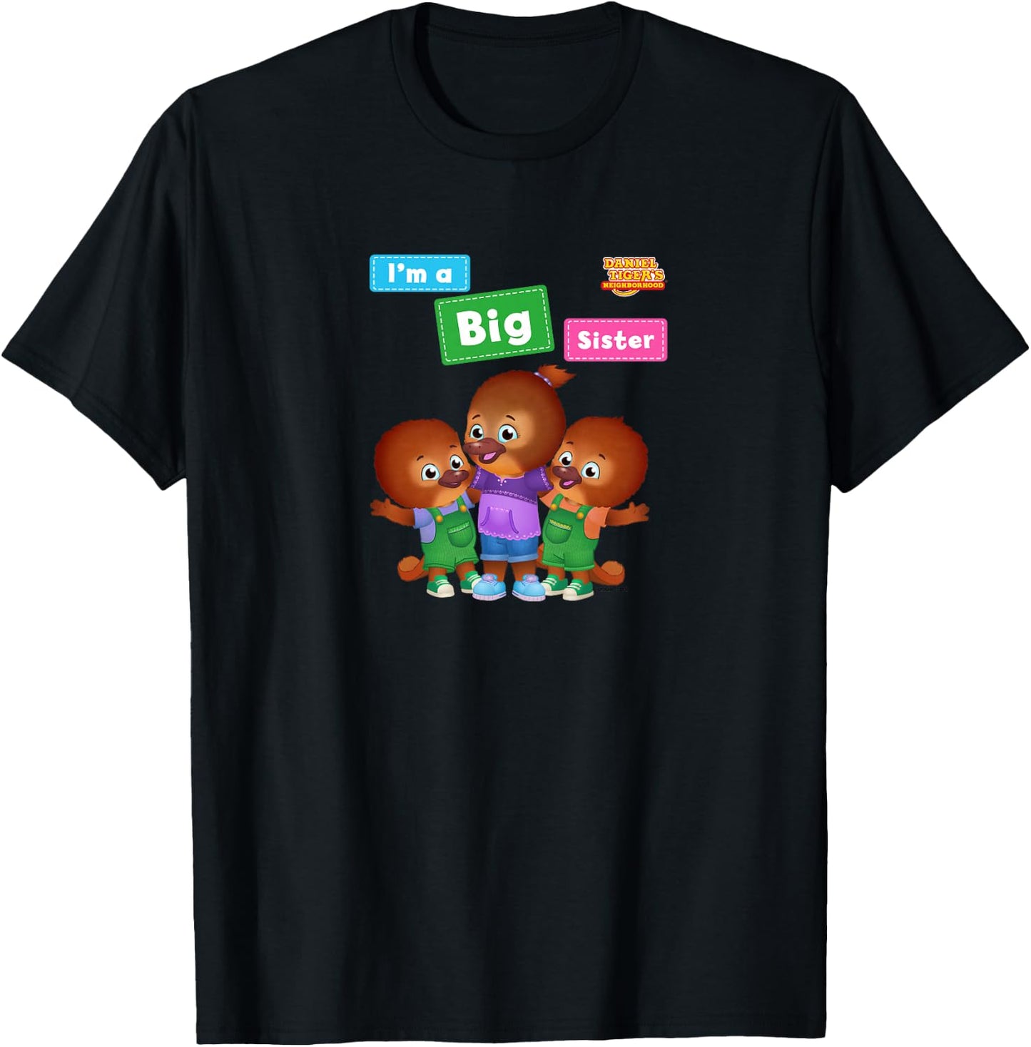 Daniel Tiger's Neighborhood: Big Sister! T-Shirt - T-Shirt | Black