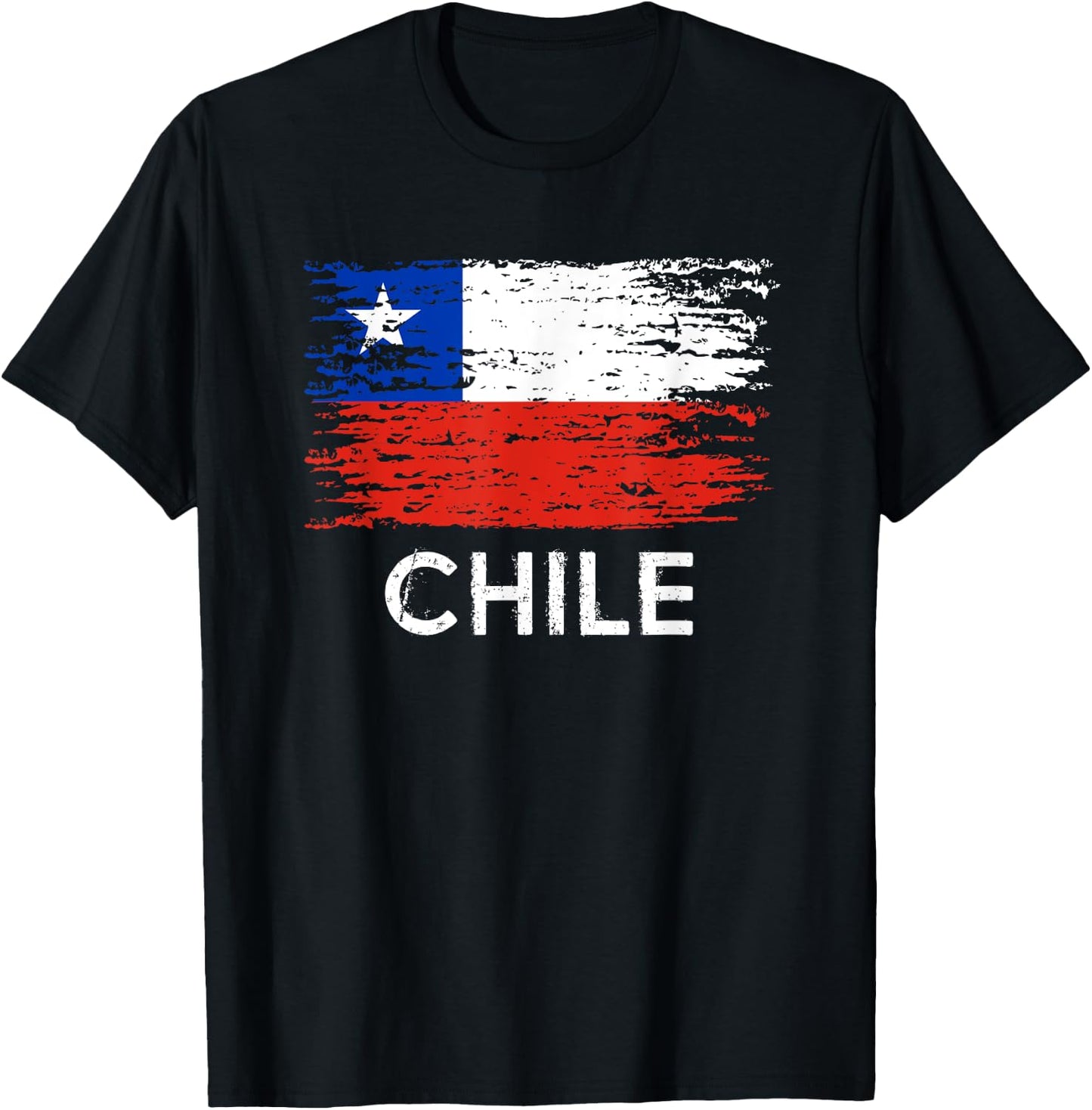 Chilean Flag Pride Vintage Chilean Root Gift Chile T-Shirt - T-Shirt | Black