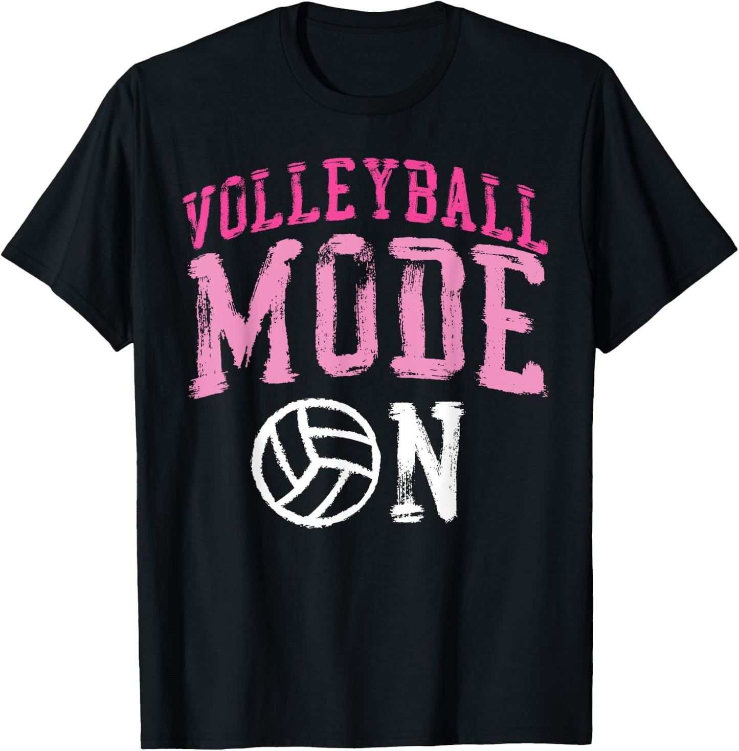 Volleyball Player Team Volleyball Mode On T-Shirt - T-Shirt | Black