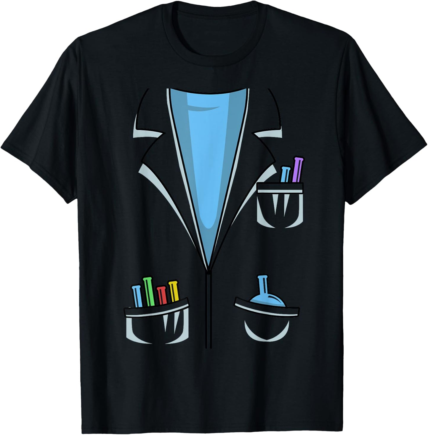 Cute Scientist Halloween Costume Chemist Science Gift T-Shirt - T-Shirt | Black