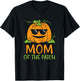 Pumpkin Mom Of The Patch Halloween Family Mommy Mama Women T-Shirt - T-Shirt | Black