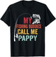 My Favorite Fishing Buddies Call Me Pappy Fisherman T-Shirt - T-Shirt | Black
