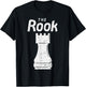 Halloween Chess Piece The Rook Shirt Matching Costume T-Shirt - T-Shirt | Black