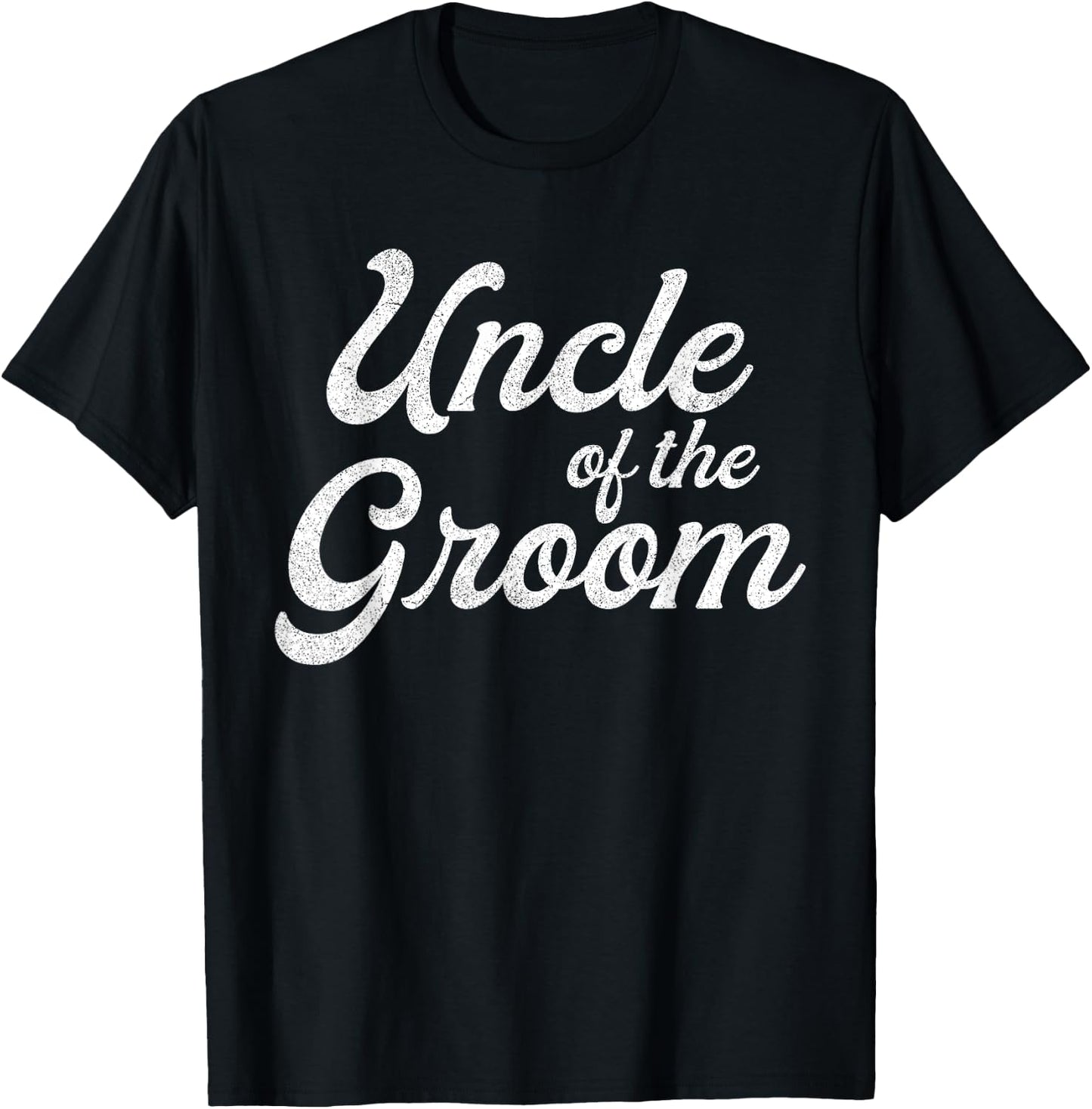 Uncle Of The Groom Shirts Funny Bachelor Party Uncle T-Shirt - T-Shirt | Black