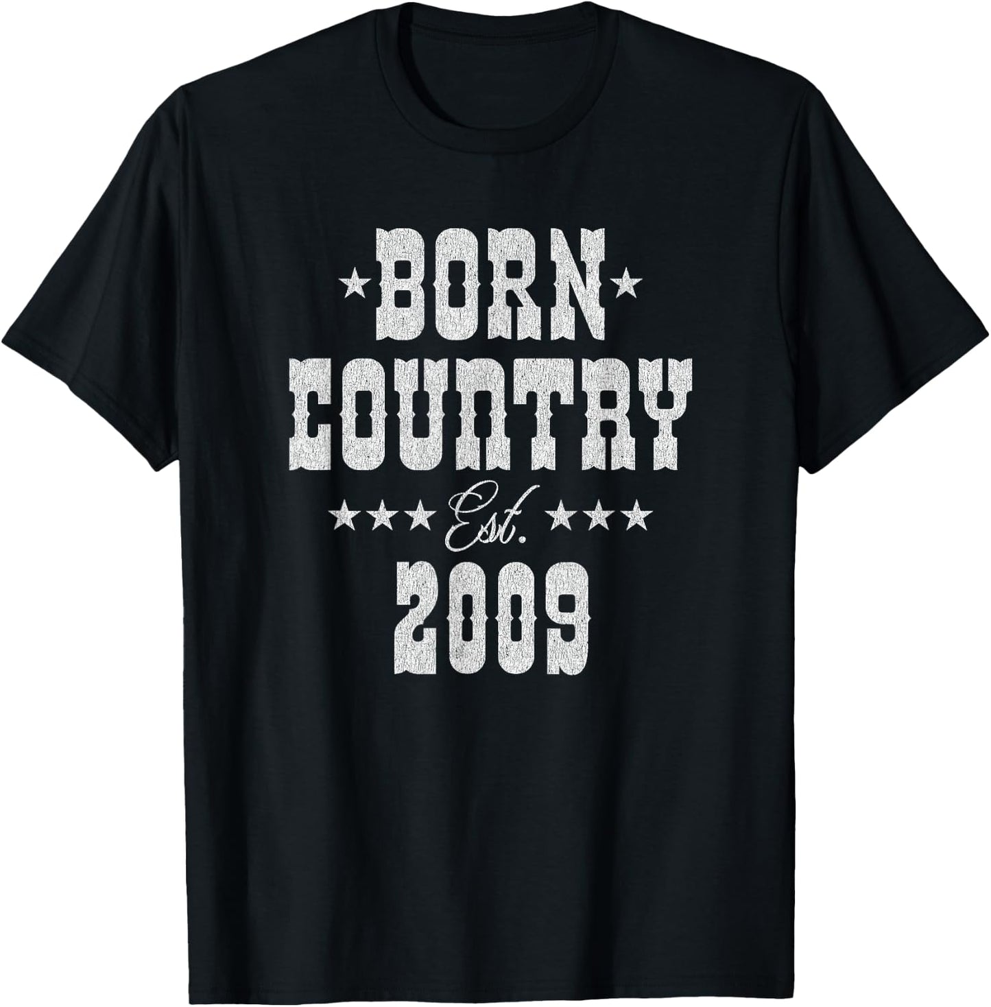 16 Year Old Country Music 2009 16th Birthday T-Shirt - T-Shirt | Black