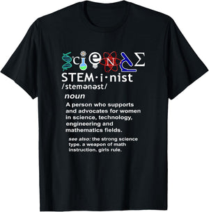 Steminist Free Science March Rally T-Shirt - T-Shirt | Black