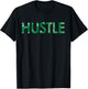 CaliDesign Green Bandana Print Hustle T-Shirt - T-Shirt | Black