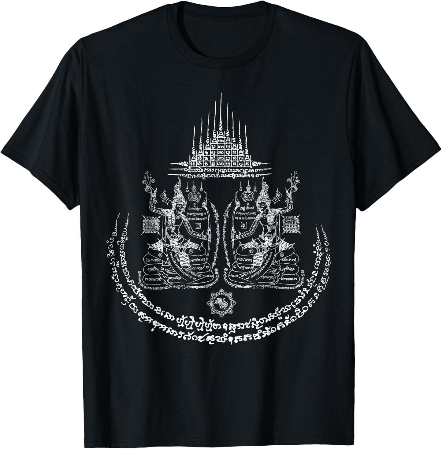 Thailand tattoo magical sak yant thai tattoos Thailand gift T-Shirt - T-Shirt | Black