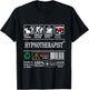 Hypnotherapist Job Definition Skills Wine Coffee Sarcasm T-Shirt - T-Shirt | Black