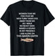 Woman Fear Me Fish Fear Me Men Turn Their Eyes Away From Me T-Shirt - T-Shirt | Black