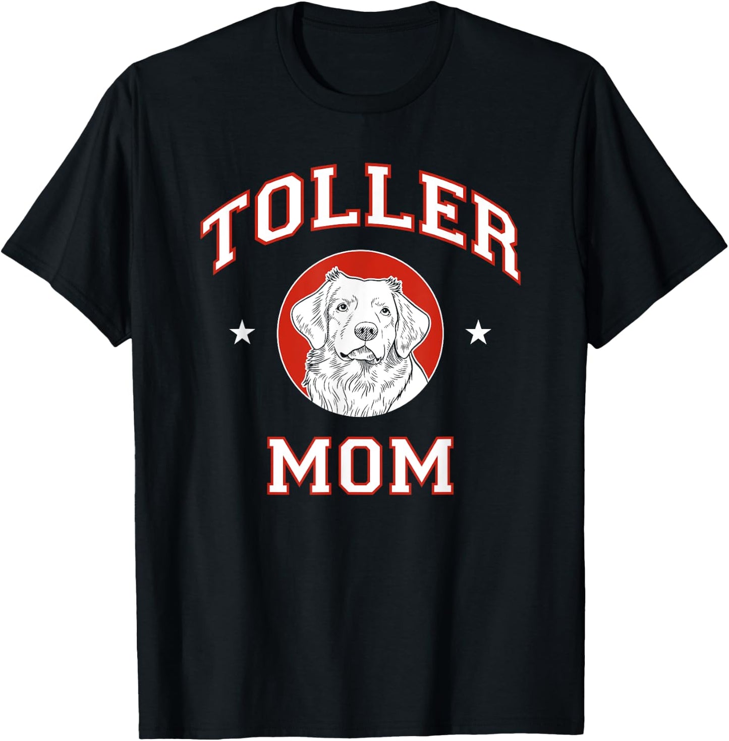 Nova Scotia Duck Tolling Retriever Mom Dog Mother T-Shirt - T-Shirt | Black