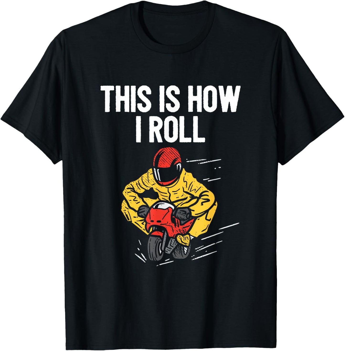 This Is How I Roll Minimoto Pocket Bike Rocket Pocketbike T-Shirt - T-Shirt | Black