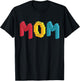 Mom Master Builder Building Bricks Blocks Family Set Parents T-Shirt - T-Shirt | Black