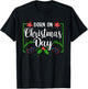Birthday Born On Christmas Day December 25'th Celebration T-Shirt - T-Shirt | Black