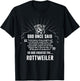 God Once Said Rottweiler Dog T-Shirt - T-Shirt | Black