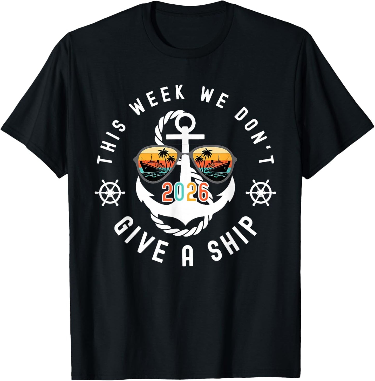This Week We Don't Give A Ship Cruise Trip Group Matching T-Shirt - T-Shirt | Black
