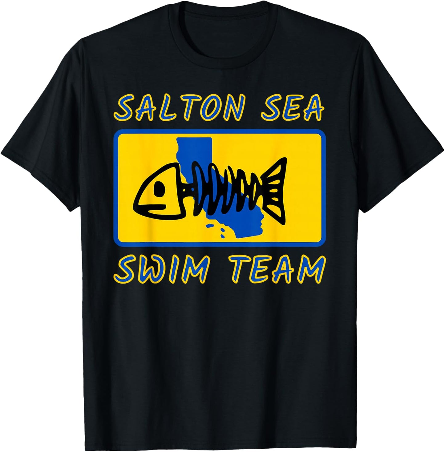 Salton Sea Swim Team Graphic T-Shirt - T-Shirt | Black