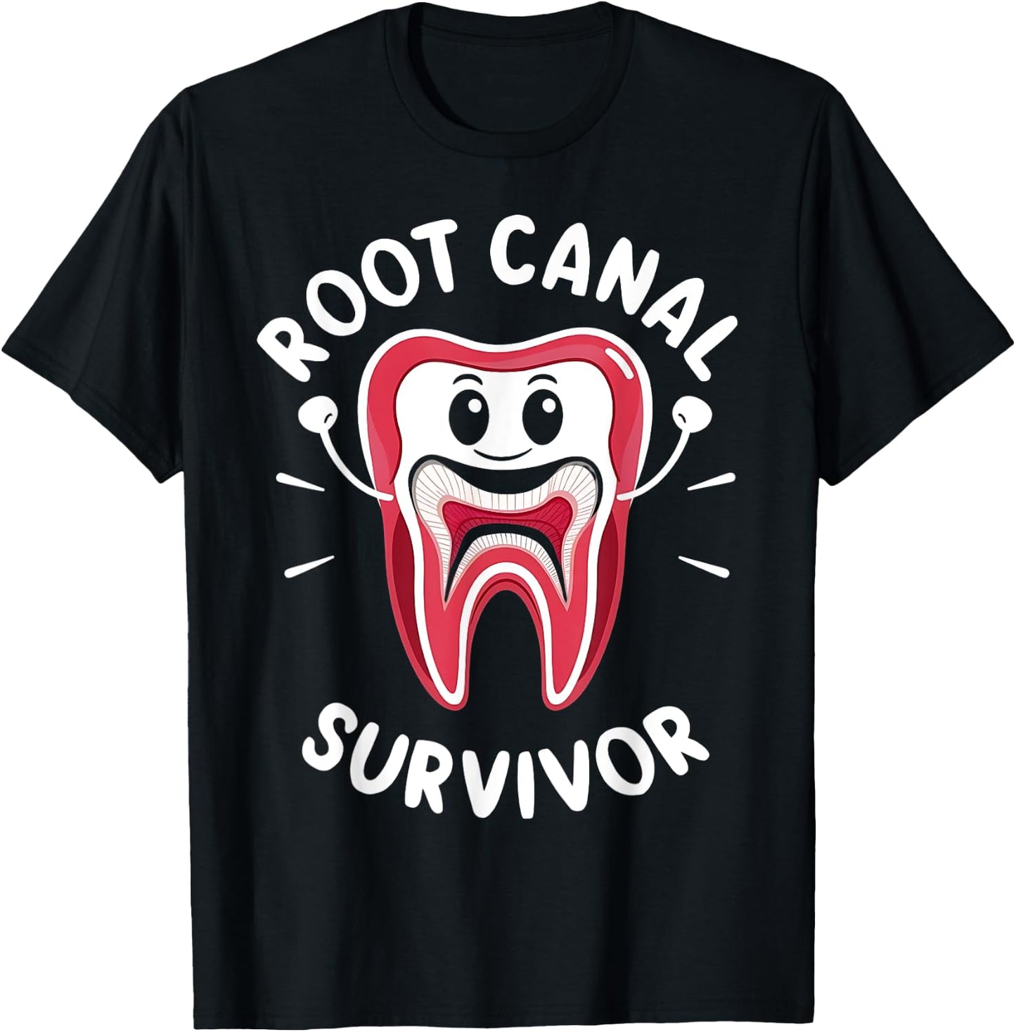 Root Canal Shirts Funny I survived My Root Canal Treatment T-Shirt - T-Shirt | Black