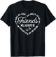 Side By Side Or Miles Apart Friends T-Shirt - T-Shirt | Black