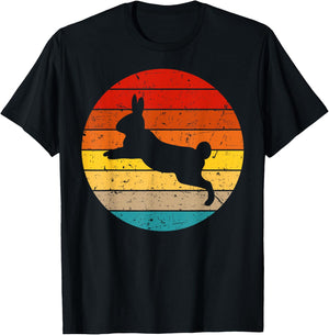 Vintage Rabbit Design Bunny Lover Men Women Boys Girls Kids T-Shirt - T-Shirt | Black