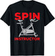 Cute Spin Class Cycling Spinning Instructor Bike Spinner Gym T-Shirt - T-Shirt | Black