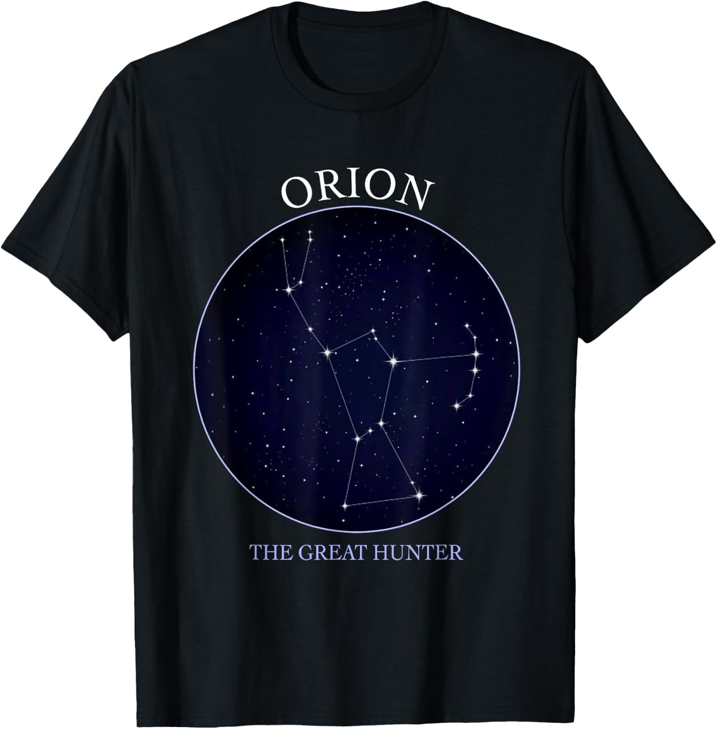 Astronomy Orion Star Constellation Of Orion The Hunter T-Shirt - T-Shirt | Black