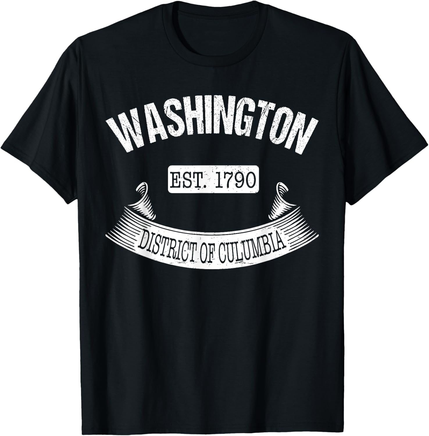 Washington DC Vintage Shirt Washington Vacation Souvenir T-Shirt - T-Shirt | Black