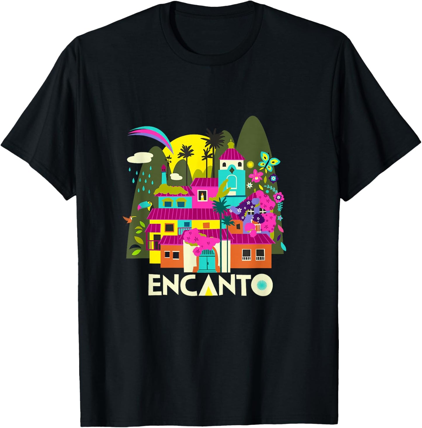 Disney Encanto Madrigal House Small T-Shirt - T-Shirt | Black