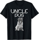 Uncle Pug Matching Family Outfit Gift Pug T-Shirt - T-Shirt | Black