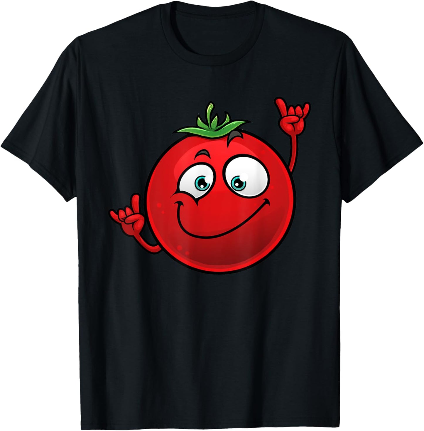 Funny Tomato Designs Women Dancing Farm Foodie T-Shirt - T-Shirt | Black