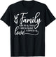 Family A Little Bit Of Crazy A Little Bit Of Loud T-Shirt - T-Shirt | Black