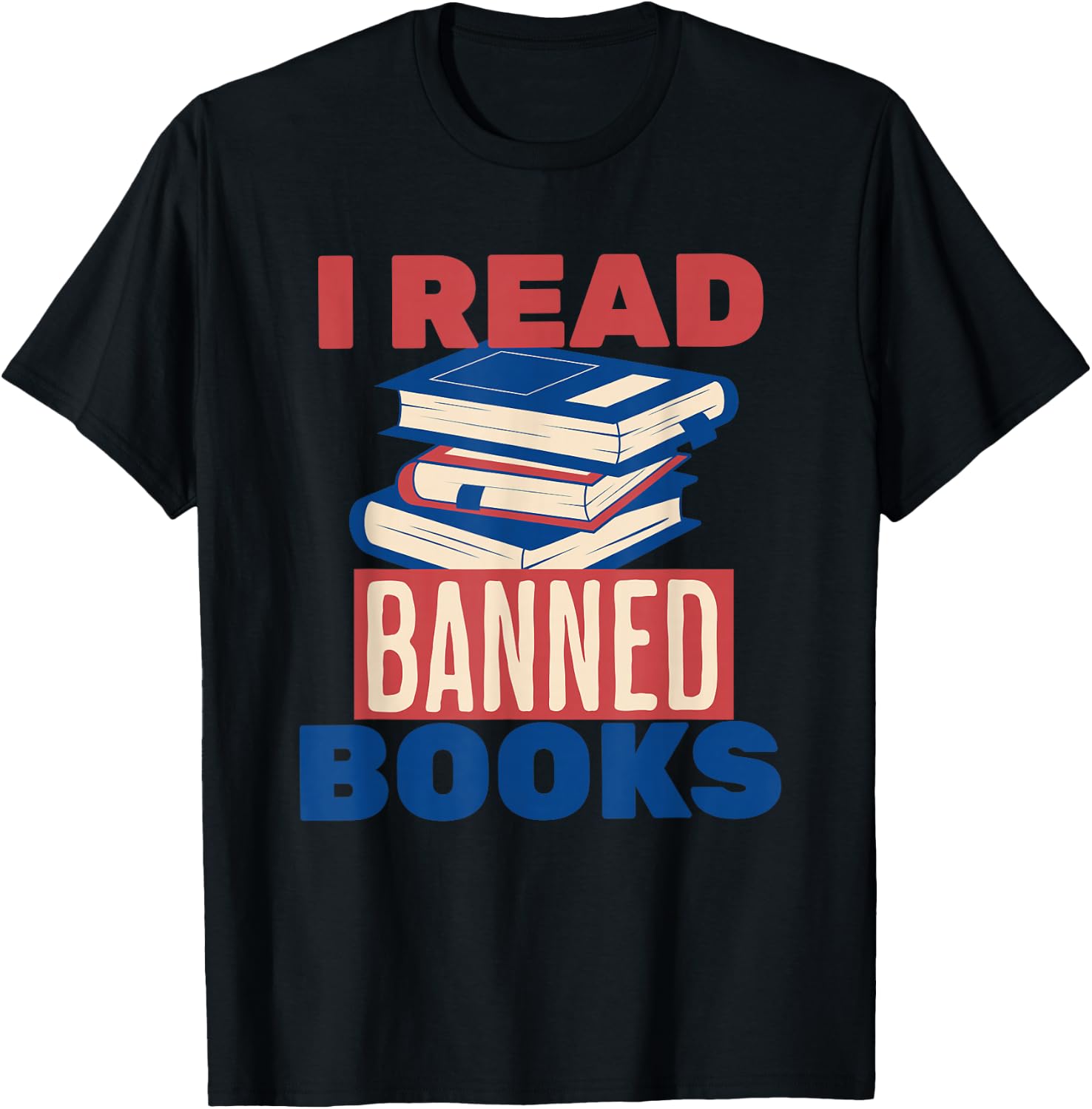 I Read Banned Books Lover Bookworm Reading Librarian Women T-Shirt - T-Shirt | Black