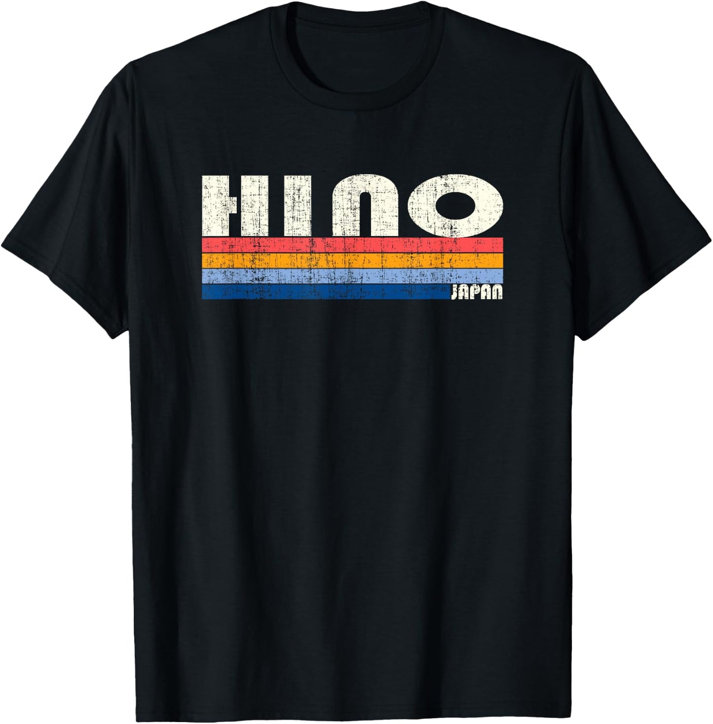 Retro Vintage 70s 80s Style Hino, Japan T-Shirt - T-Shirt | Black