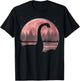Nessie Loch Ness Monster Graphic Full Moon Loch Ness T-Shirt - T-Shirt | Black