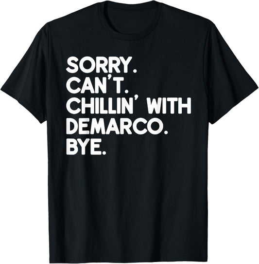 DEMARCO First Name Funny Personalized Named Friend Of T-Shirt - T-Shirt | Black