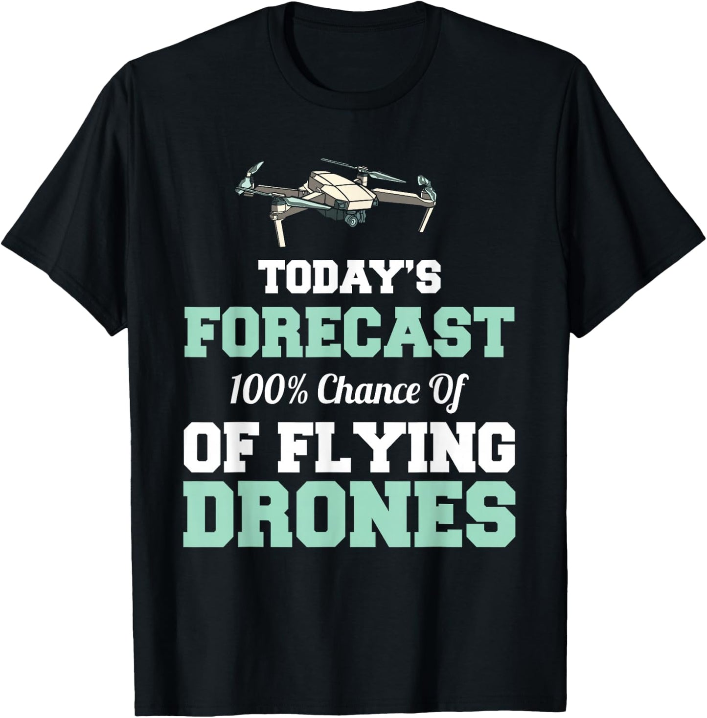Retro Vintage Funny Drone Pilot T-Shirt - T-Shirt | Black