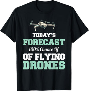 Retro Vintage Funny Drone Pilot T-Shirt - T-Shirt | Black